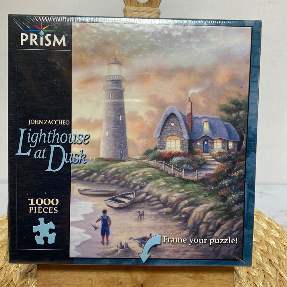 Prism 1000 pieces Lighthouse at dusk puzzle